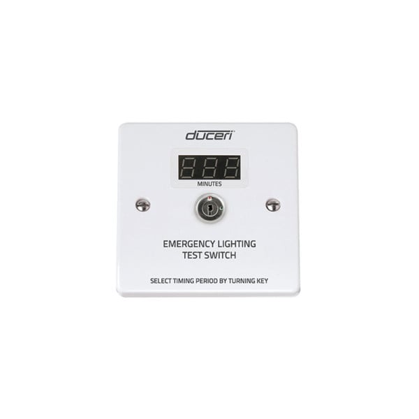 ESP Emergency Lighting Test Switch Digital LCD Display ...