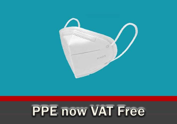 Essential Protective Equipment now VAT Free