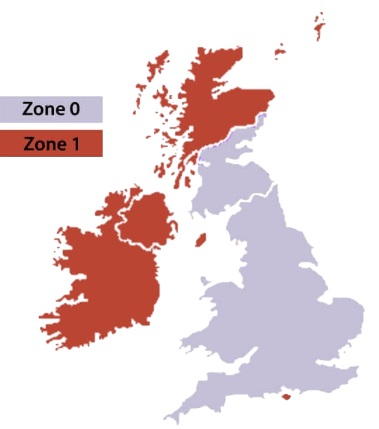 delivery zone map