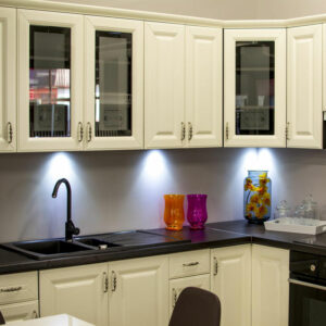 Under cabinet lighting example