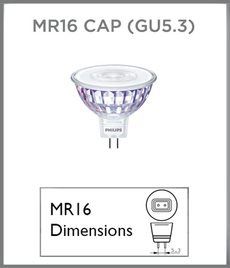 MR16 cap type