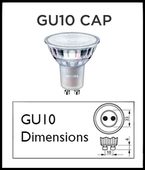 GU10 cap type